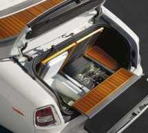 2012 Rolls Royce Phantom Drophead Coupe features mini fridge in trunk