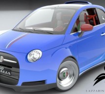 Lazzarini Design yanks Ferrari 458 Italia heartbeat to convert Fiat 500 into a little monster
