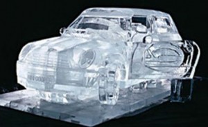 Mini Cooper of Ice