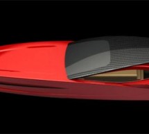 E110 Elegante speedboat is a Ferrari in the harbor
