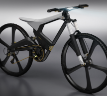 Foldable electric X-bike combines urban cycling with mountain biking