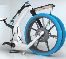 Foldable BlueSkyBike concept blends style, usability and eco-friendliness