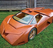 Auto buff builds cool Supercar out of wood composites
