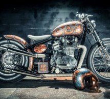 Custom Goldfish Yamaha XS650 is a creeping beast on the prowl