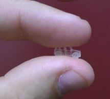 Miniature 3D-printed cars demonstrate working wheels, opening doors
