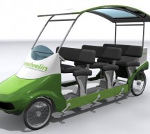 Freewheelin pedal powered Bus makes healthy things fun, fun things healthy