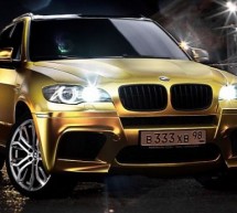 Blinged wheels: BMW X5 M gets a gilded makeover