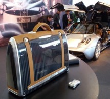 Pagani cars and a man bag to match the style