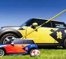 RC Mini MINI Cooper to retrieve thrown equipments at London Olympics