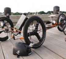 Tribey combines recumbent trike and motorized skateboard in one unit