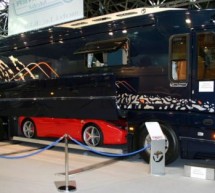 £1.2million Ultra luxurious Volkner Mobil bus parks your supercar inside