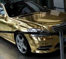 Blinged Wheels: Mercedes S500 shines in Stuttgart