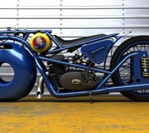 IZH Fallout Concept Bike blends modern steampunk with rat design