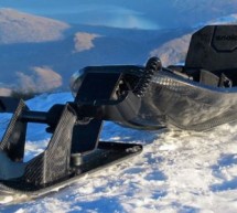 Snolo carbon fiber Stealth-X sled is a Ferrari for ski slopes