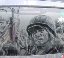 Chinese artist converts cars into canvases on wheels