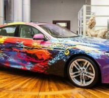 BMW 650i Gran Coupe art car is a sheer mess of colors