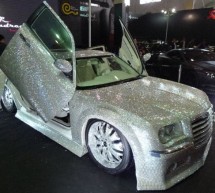 Chrysler 300C decked with innumerable plastic crystals is one heck of a pimpmobile