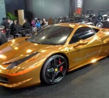 Ferrari 458 Italia gets gold makeover in China