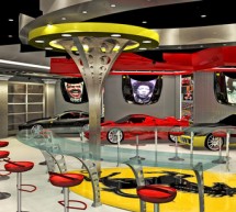 Ferrari themed garage is a garage with difference