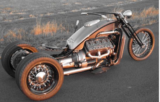 Ford engine powered motorcycle