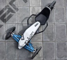 Irukan electric tricycle is a recreational vehicle sans handlebar