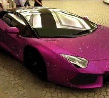 Matte galaxy paint morphs Lamborghini Aventador into a galactic supercar