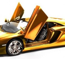 Robert Guelpen Gold Lamborghini Aventador Model LP700-4 boosts to a whopping € 10.5 million
