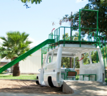 Children’s ambulance playground kills two birds with one stone