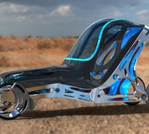 Designer envisions Personal Folding Urban Vehicle to solve parking woes in 2040