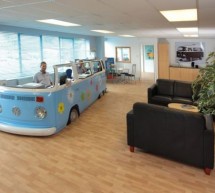 Volkswagen Van office binds workaholics with auto obsession