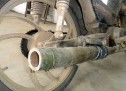 How about replacing your broken bike silencer with bamboo pipe?