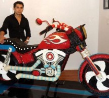 20,000 Candies make full size, sweetest Candy Motorbike ever