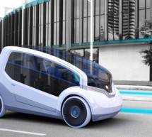 Designers imagine city electric car for Czech automaker in Skoda ONE