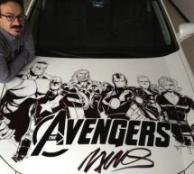 Humberto Ramos’ Avengers Artwork on Acura TL makes it a rolling piece of art