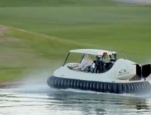 Bubba Watson’s golf hovercraft is a special machine indeed!