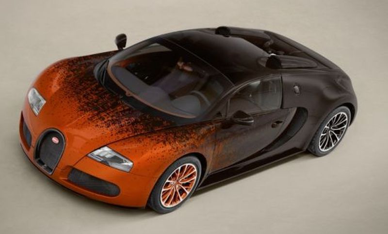 Bugatti Veyron Grand Sport Venet art car coming to Art Basel Miami Beach