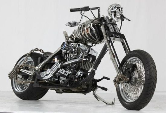 ghost rider custom chopper