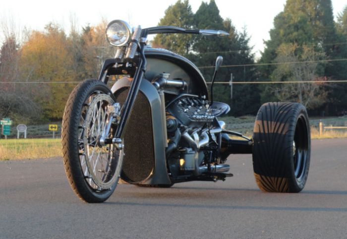 Flathead ford powered motorcycle #3