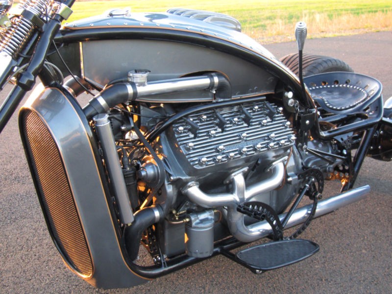 Ford engine powered motorcycle #3