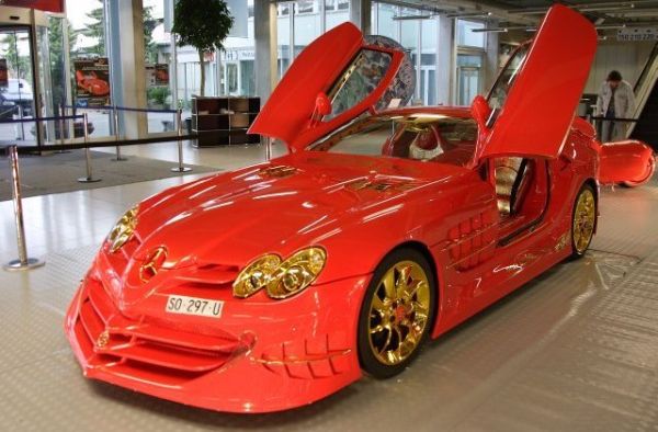 Mercedes McLaren SLR 999 Red Gold