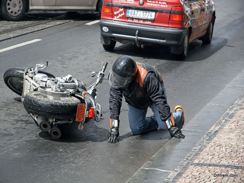 Motorcycle accident