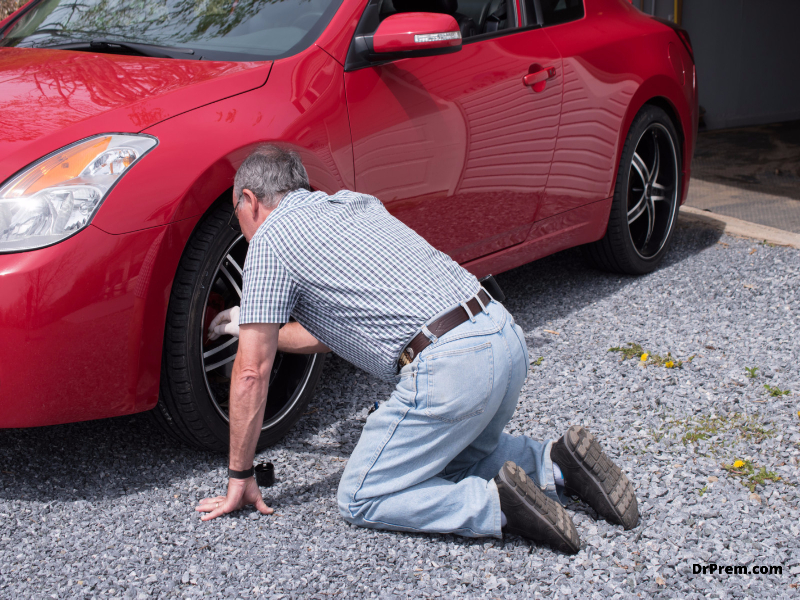 Examine tires