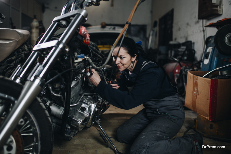  clean air filter of bike