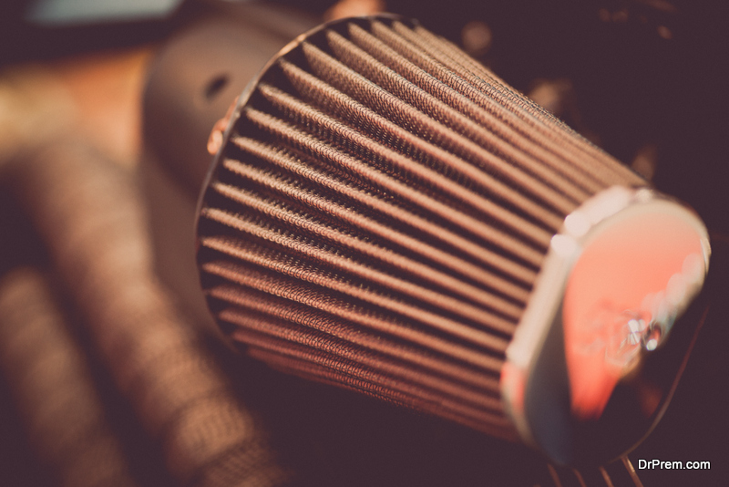  clean air filter of bike