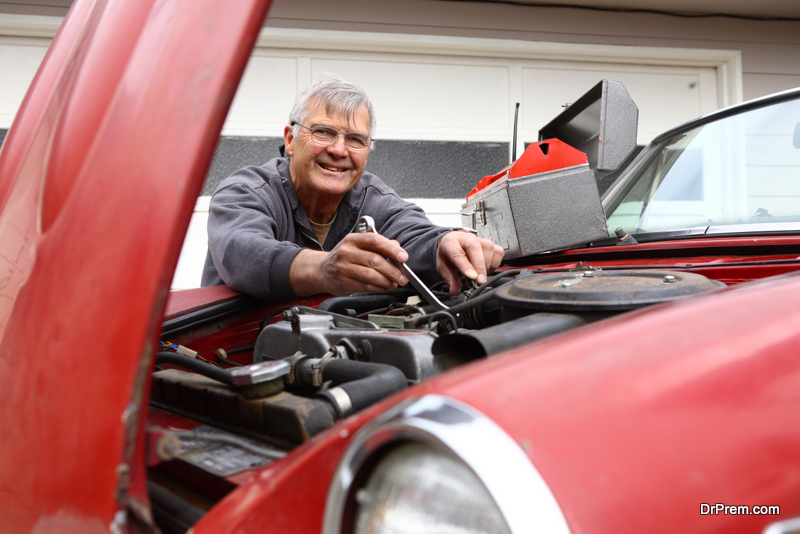 car restoration activity